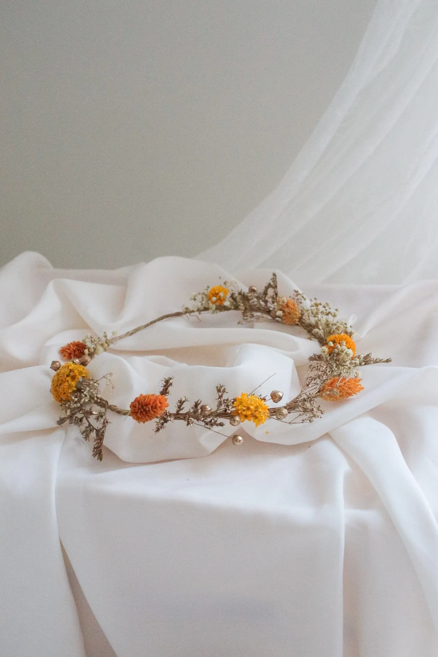 Autumn Wedding Halloween Crown, Fall Crown, Christmas Wedding Crown Gift Idea, fall wedding, rustic wedding