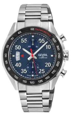 Gevril Men's Ascari Chronograph 42mm Automatic Watch 48311B