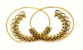 Hammered solstice spirals